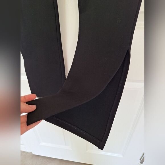 ZARA Black Pants  with a side slit at the bottom size S - Picture 3 of 8